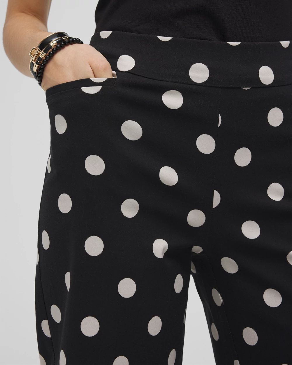 Brigitte Polka Dot Wide Leg Pants | Chico's